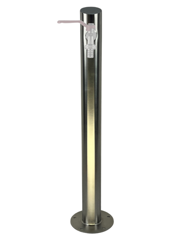 Kran ogrodowy wys. 90cm, śr. 60,3mm, wej. 1/2, wyj. 1/2, 001-01 - obrazek 3