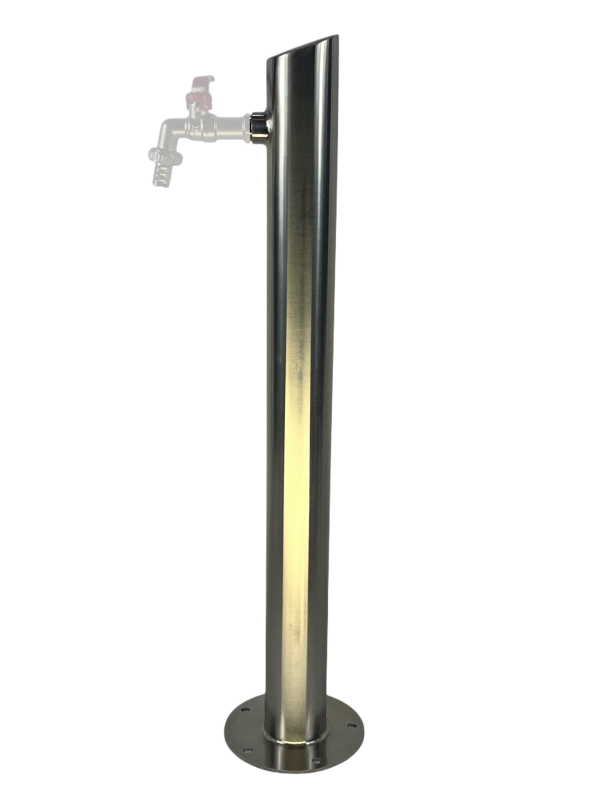 Kran ogrodowy wys. 90cm, śr. 60,3mm, wej. 1/2, wyj. 1/2, 001-01 - obrazek 2