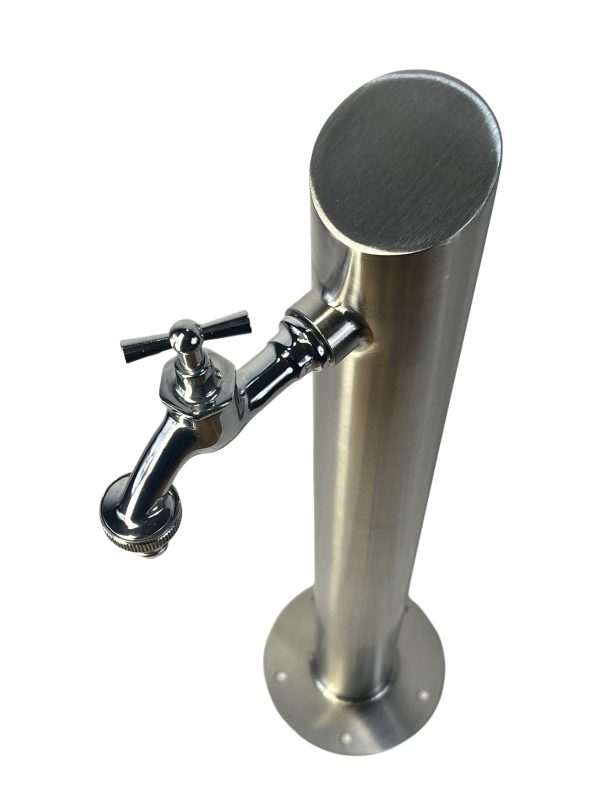 Kran ogrodowy wys. 90cm, śr. 60,3mm, wej. 1/2, wyj. 1/2, 003-01 - obrazek 4