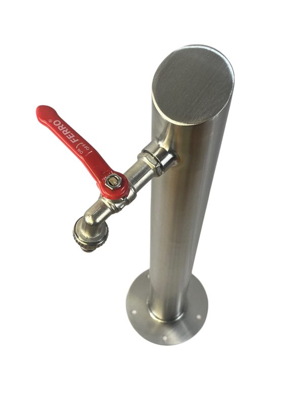 Kran ogrodowy wys. 90cm, śr. 60,3mm, wej. 1/2, wyj. 1/2, 002-01 - obrazek 4