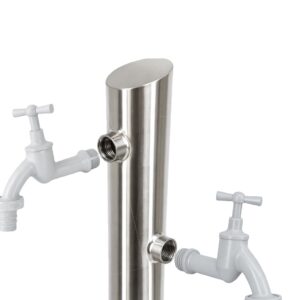 Kran ogrodowy ze stali nierdzewnej bez zaworów czerpalnych, 007-01