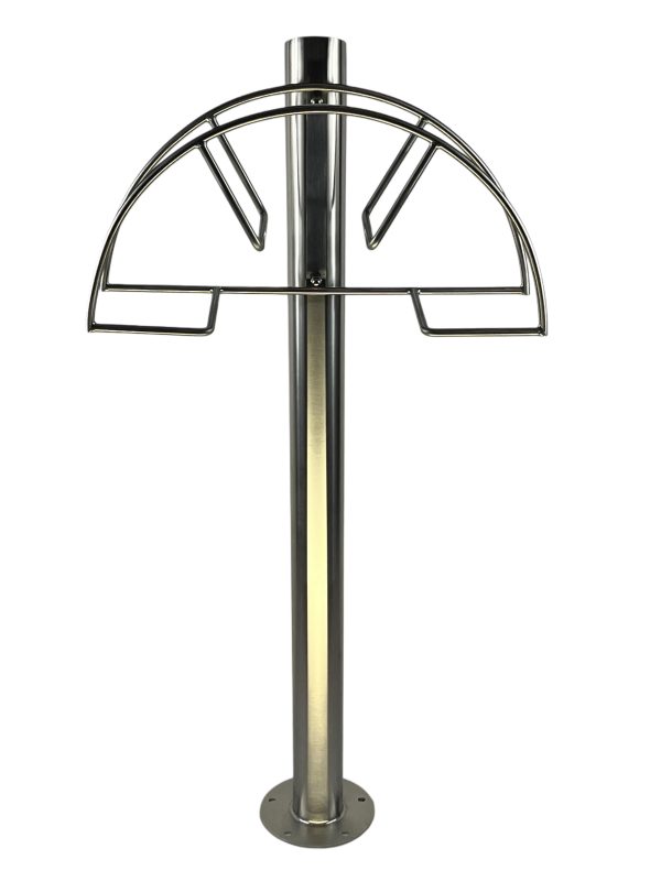 Kran ogrodowy wys. 90cm, śr. 60,3mm, wej. 1/2, wyj. 1/2+ wieszak, 006-01 - obrazek 4