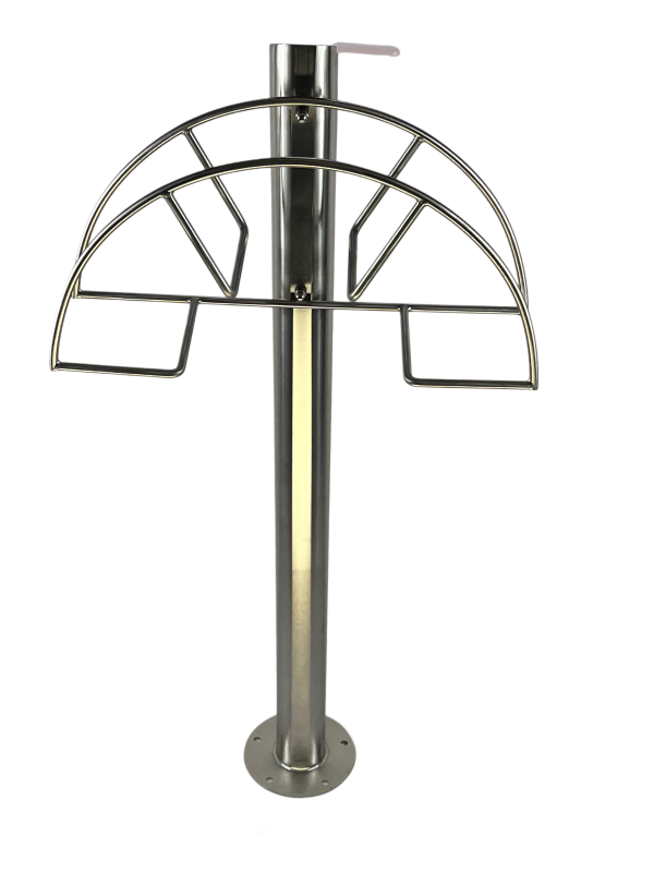 Kran ogrodowy wys. 90cm, śr. 60,3mm, wej. 1/2, wyj. 1/2+ wieszak, 004-01 - obrazek 5