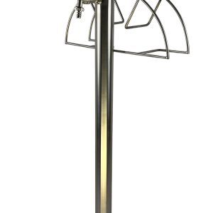 Kran ogrodowy wys. 90cm, śr. 60,3mm, wej. 1/2, wyj. 1/2+ wieszak, 005-01