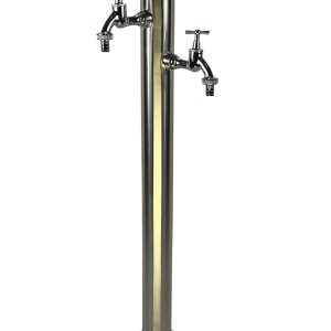 Kran ogrodowy wys. 90cm, śr. 60,3mm, wej. 1cal , wyj. 2x1/2, 009-01