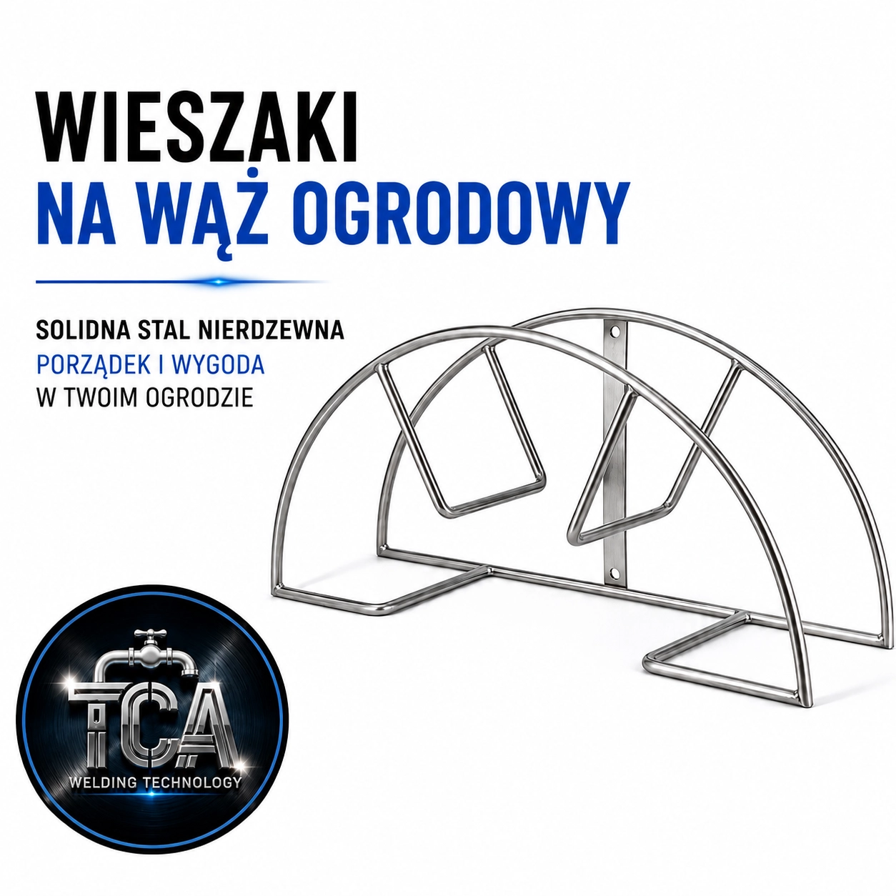 Wieszaki na wąż ogrodowy TCA Welding Technology