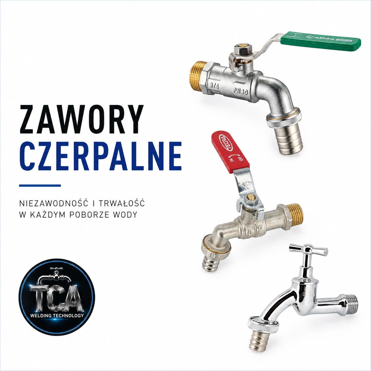 Zawory czerpalne TCA Welding Technology